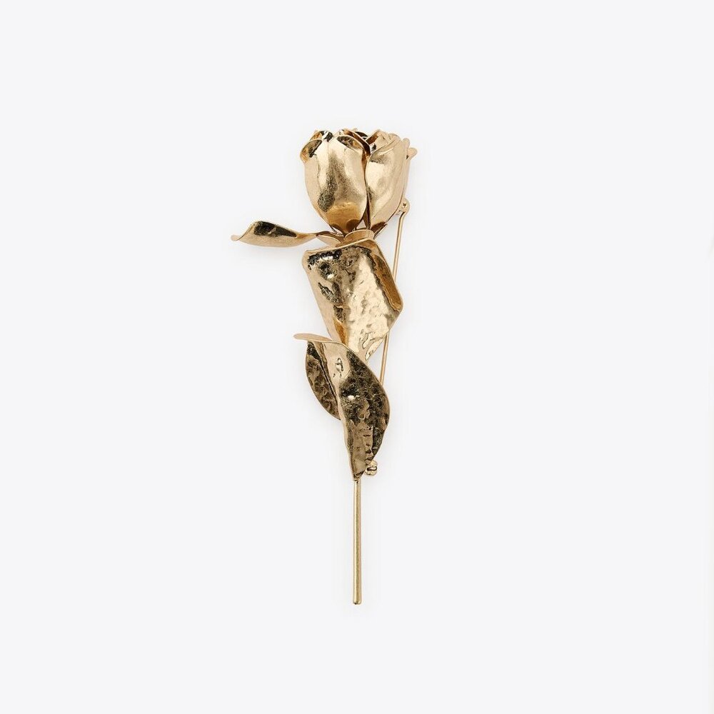 ZARA MAXI NEEDLE FLOWER BROOCH